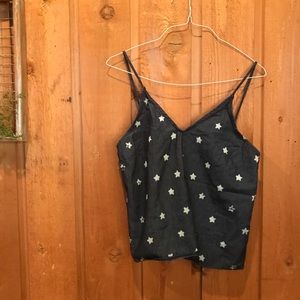 NWOT Denim Stars Cami ✨